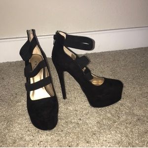 charlotte russe black high heels/stilettos